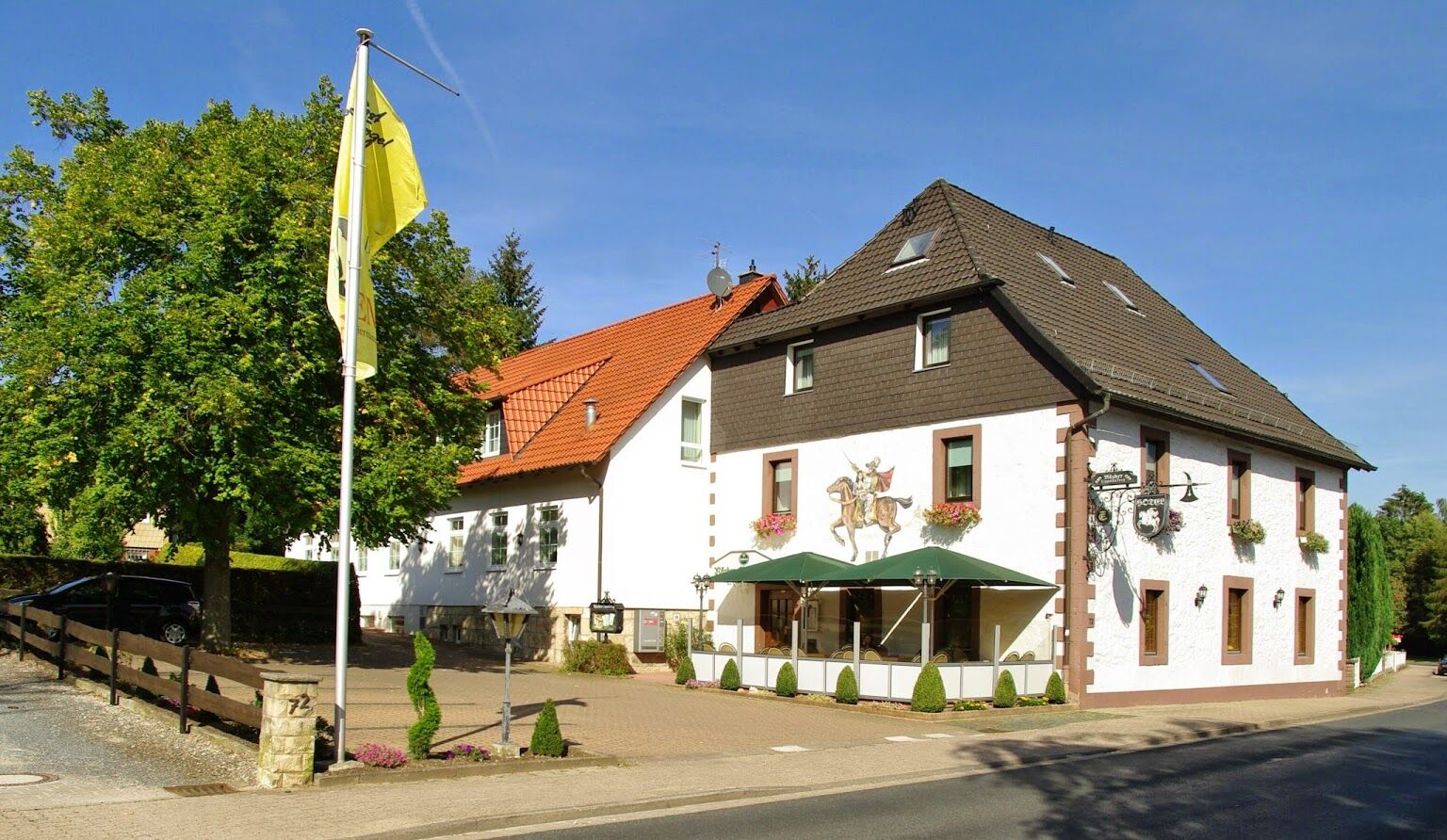 Land-Gut-Hotel Raeuber Lippoldskrug آلفلد المظهر الخارجي الصورة